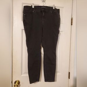 Torrid Black Bombshell Skinny Jeans Sz 16Short